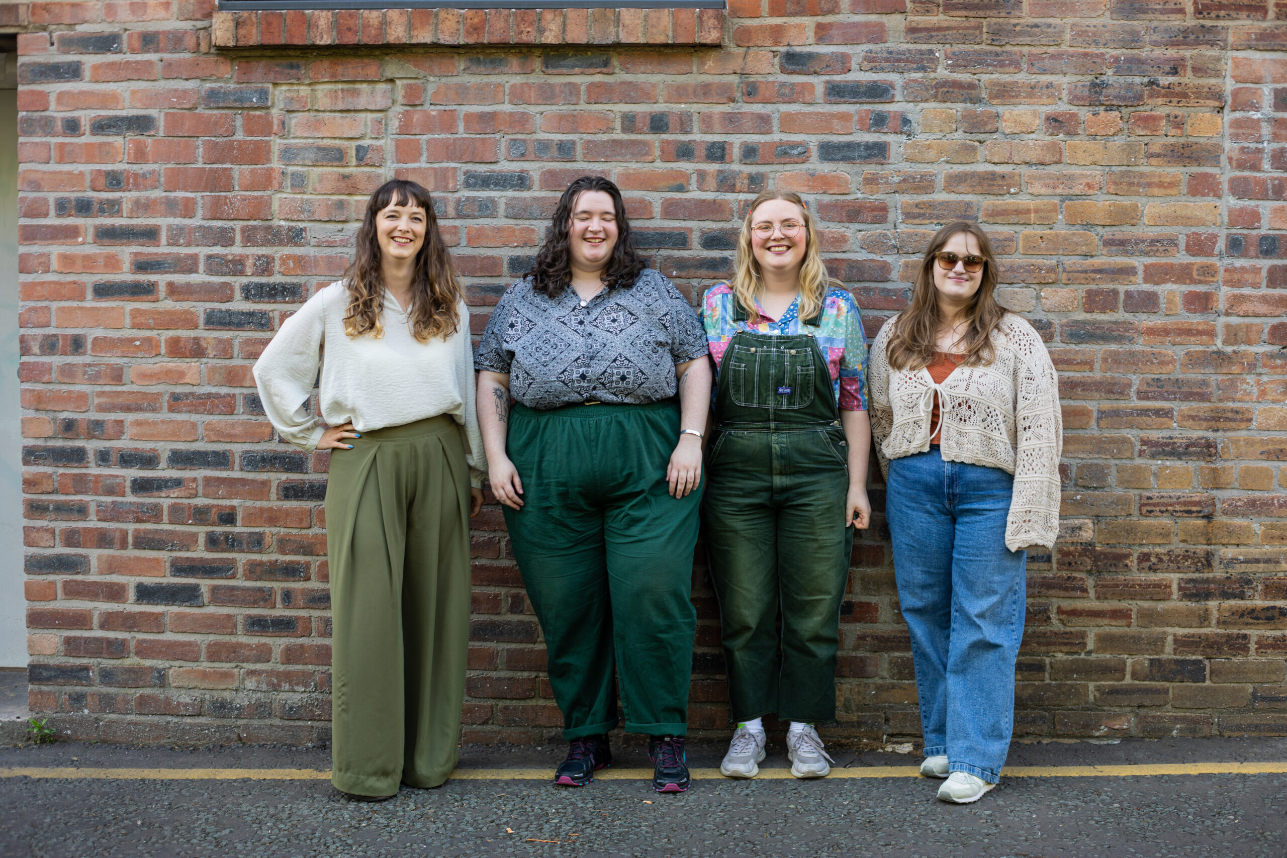 the weekend participants of narrative shift standing outside of Alphabetti Theatre
